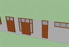 Pintu Jendela Kayu 3D 3Dwarehouse Terbaru 2024